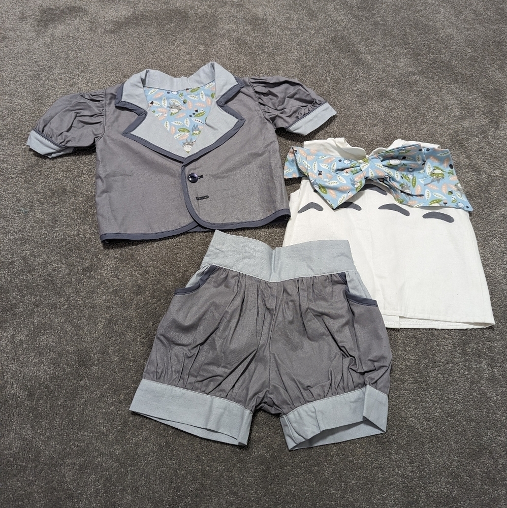 Unbranded 3 Piece Set for Girls Bow Rabbit Easter
